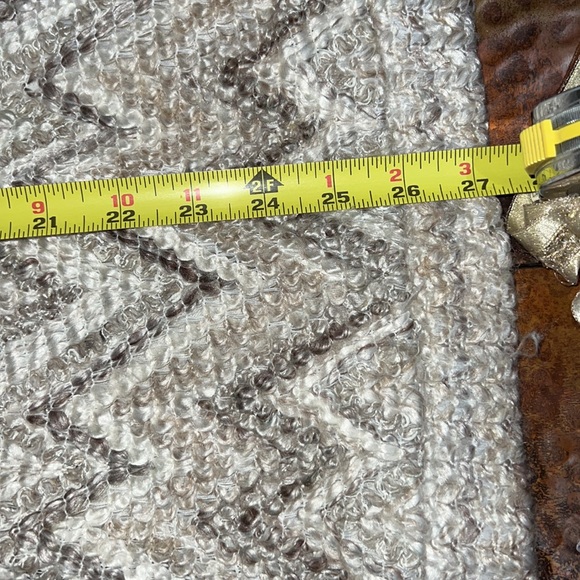 Allen Wah Pull Over Cotton Lined Sweater Zig Zag Design Made in USA Size Large - Picture 8 of 10